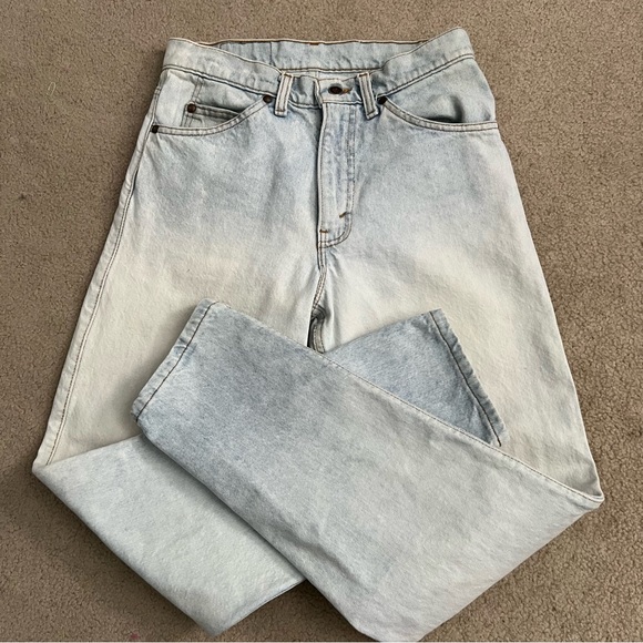 Vintage 1989 Levi’s 550 Silver Tab Relaxed Fit Jeans Light Wash 0708 / USA - Picture 3 of 16